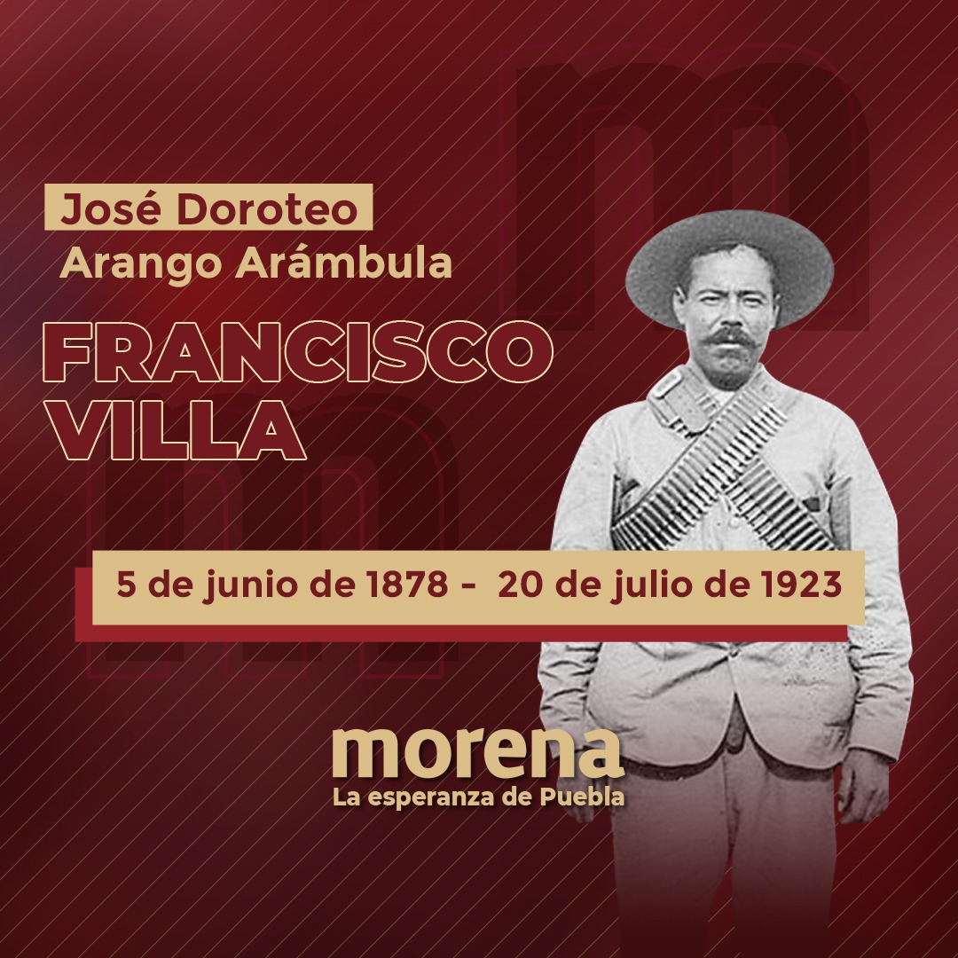 📆Hoy conmemoramos el aniversario luctuoso de Francisco Villa. 

Recordemos a un gran hombre, ícono de la Revolución Mexicana y defensor de los campesinos de nuestro país. 🙌🏼