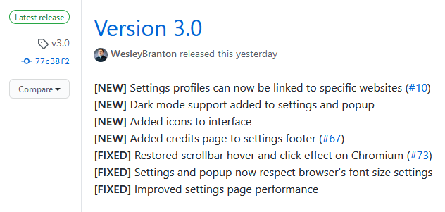 ComputerWhiz_'s tweet image. Here are the full release notes for version 3.0 of Custom Scrollbars.

#cwaddons #customscrollbars