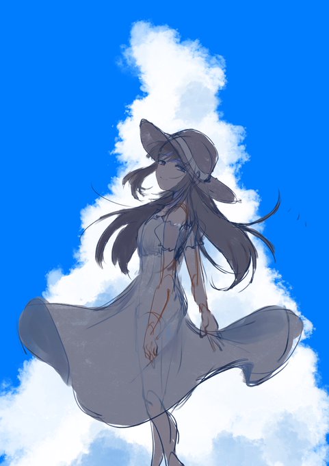 白ワンピースのtwitterイラスト検索結果