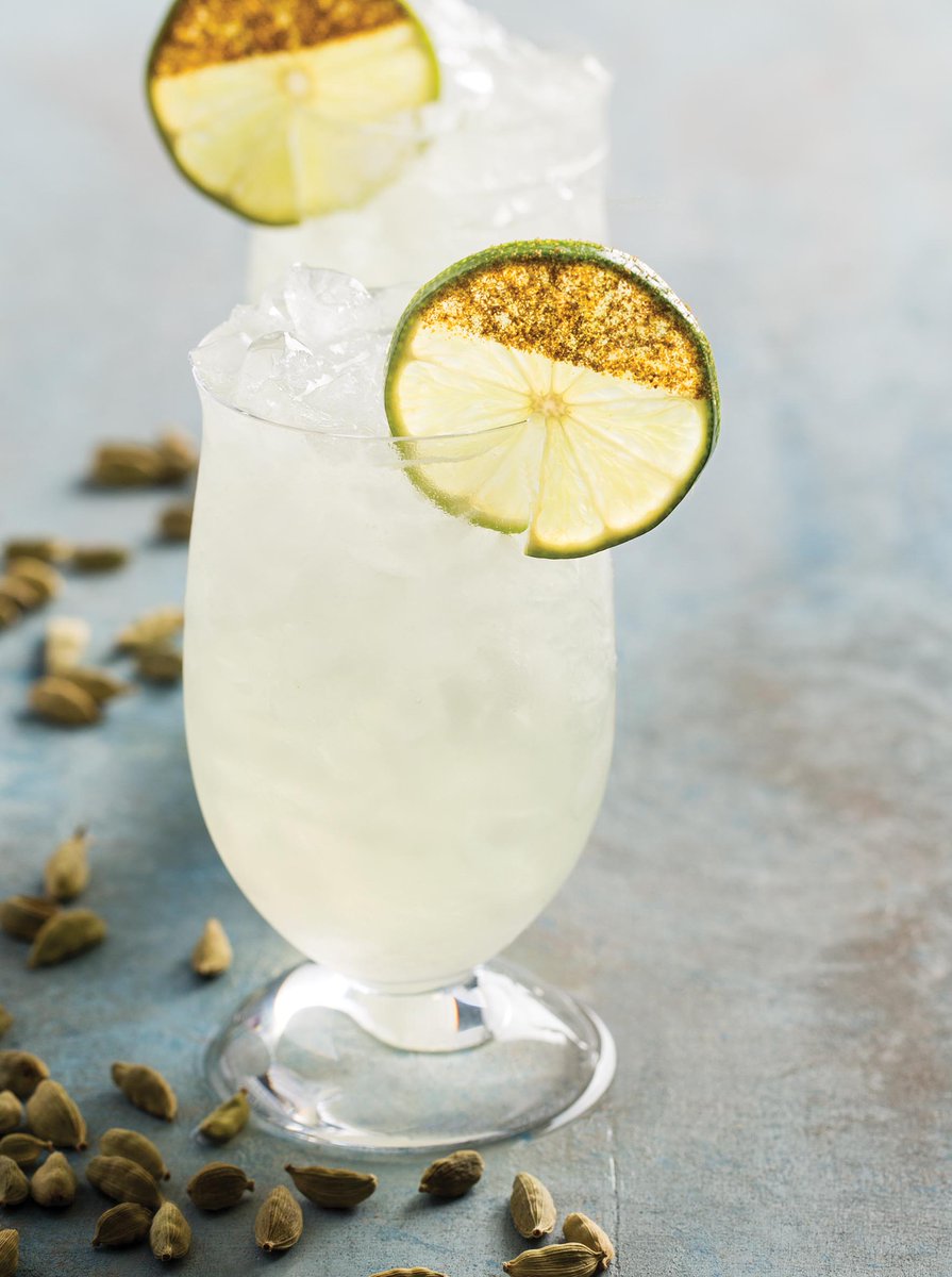 Two types of rum and a few dashes of cardamom bitters brighten up this take on the Daiquiri. bit.ly/3irWAEA