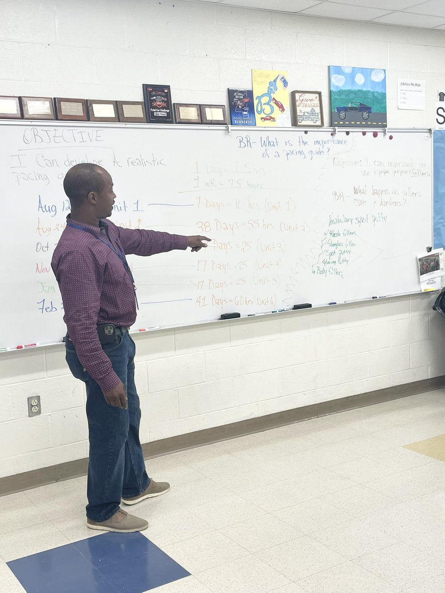 CareerTech_TPSD's tweet photo. How do you know that you know, that you knowโฆschool is around the corner? โฆwhen you see Mr. Bradley training new state Collision Repair Teachers for success in the classroom for the upcoming school year; thatโs how #backinstrideagain #weareback #soexcited #CTE #collision #TPSD https://t.co/N0X7728kIp