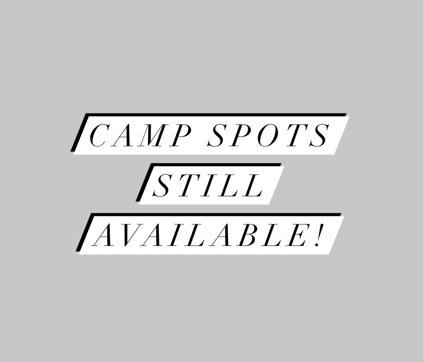 • Registration Link in Bio •

- CAMPS @ GW -
Washington, DC
July 21 - Serve &amp; Pass
July 22 - Attack &amp; Block
July 23 - Set &amp; Defense
July 24 - Competition 

- SATELLITE CAMP @ MERIDIAN HS -
Falls Church, VA
July 28-30