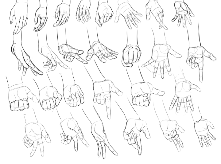 Practicando manitas