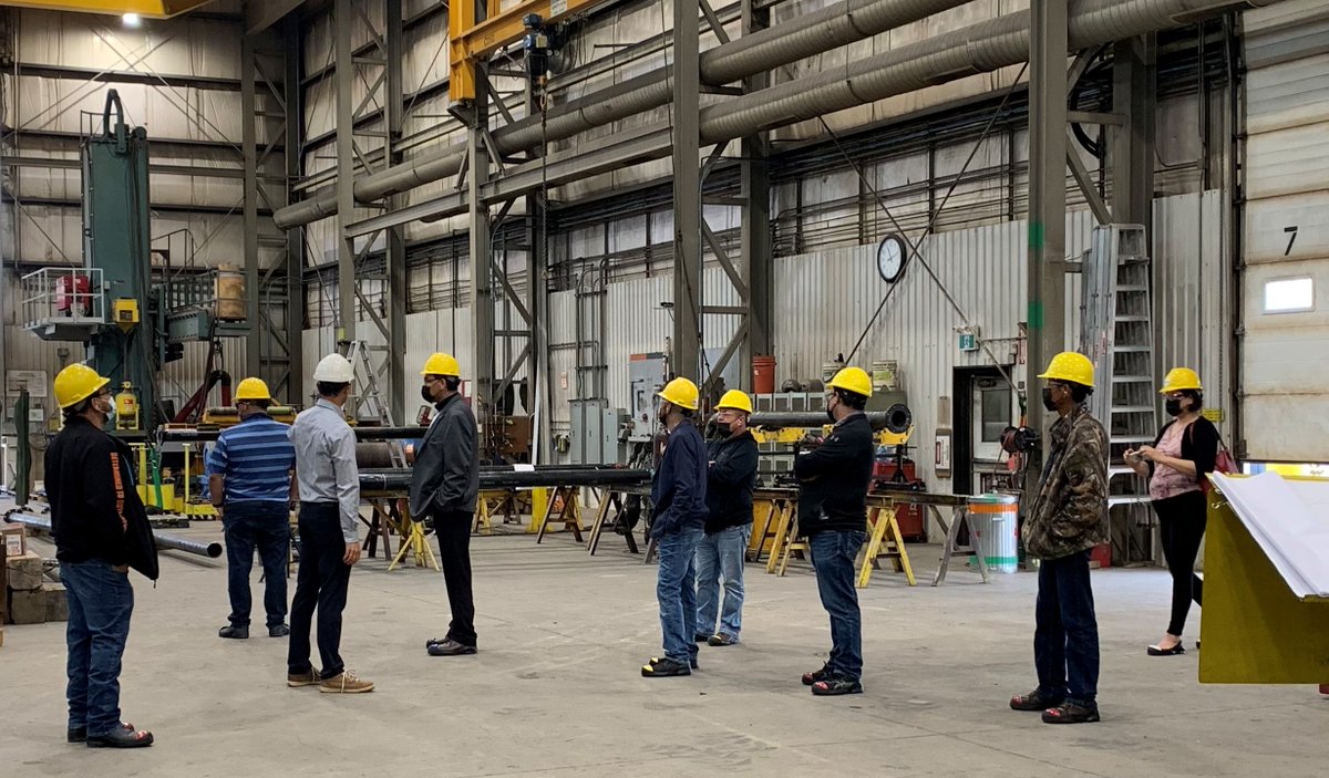 JNEWelding's tweet photo. Today, we were pleased to welcome Chief Karen Bird and councilors from the communities of Peter Ballantyne Cree Nation for a tour.  The first official tour since lifting public health restrictions - so it felt right to welcome members of one of our ownership communities. https://t.co/2qGmhOMfXD