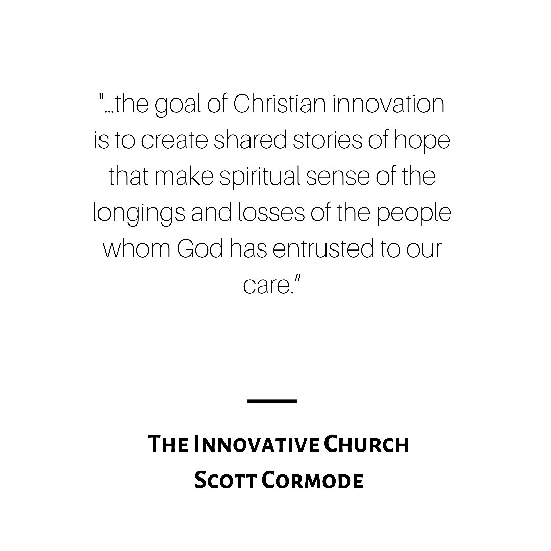 breemills's tweet image. Loving reading this book at the moment. Scott Cormode helpfully differentiates meaning-making innovation from other types of innovation, and explains why this sort of innovation is essential for the church! #innovation #leadership #church #agile #lifelonglearning