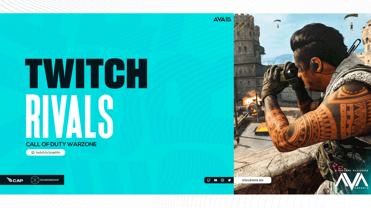 EsportsAVA's tweet photo. Hola amigos, los teníamos muy abandonados, pero ya andamos de vuelta!🔥

Apoyen a nuestro amigo @zCastillo_ en el Twitch Rivals de $75K. https://t.co/XuFWk0pH0b

VENGAAAAAAA!🙌🏻
#AVAonTop https://t.co/ntl5gS3m7Y