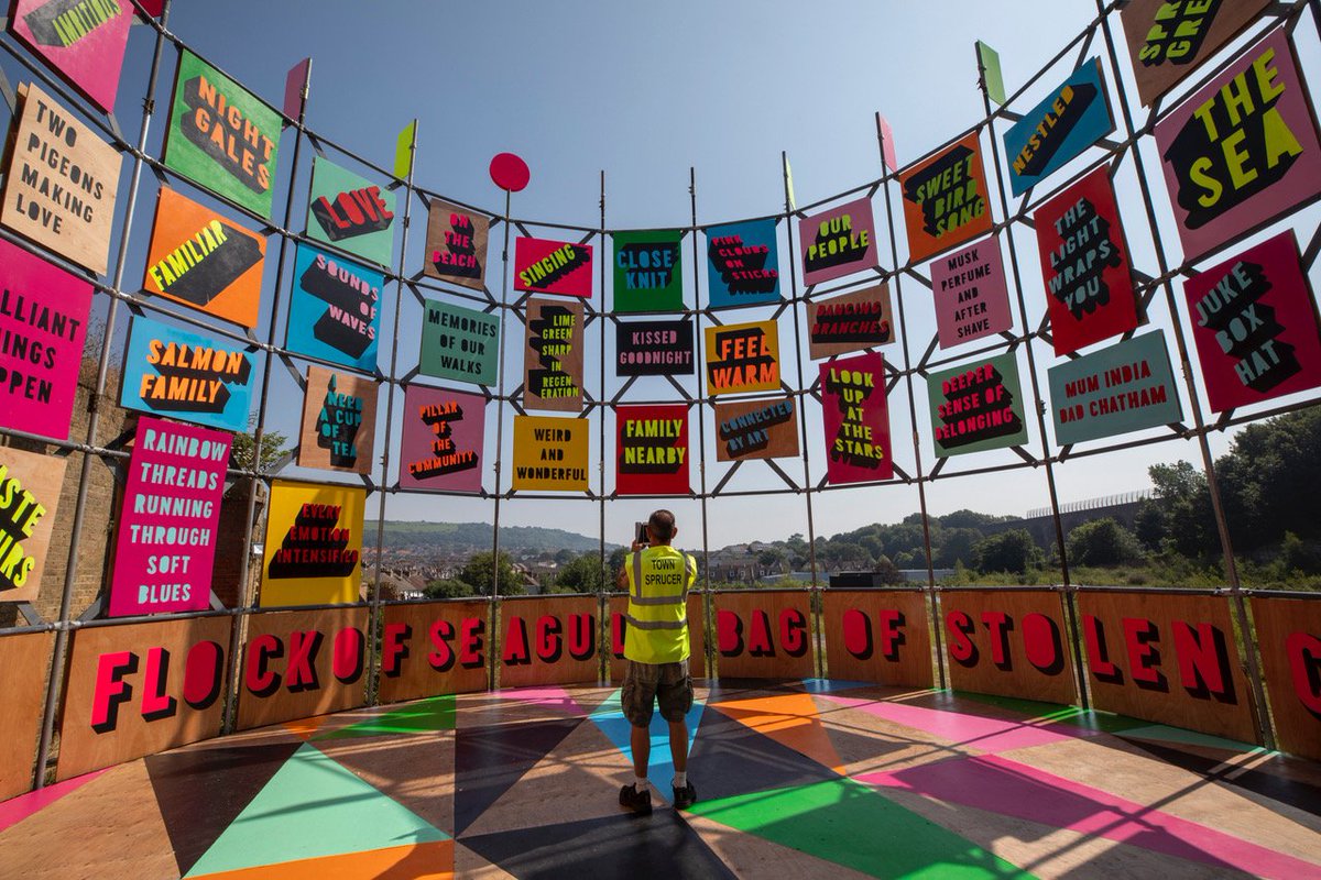 TSprucer's tweet photo. Thank you so much to @MoragMyerscough and @CreativeFstone for allowing us to take part in this project. We feel so proud to be involved. 

Pictures by @andyaitchison https://t.co/dbUwl3IOCd