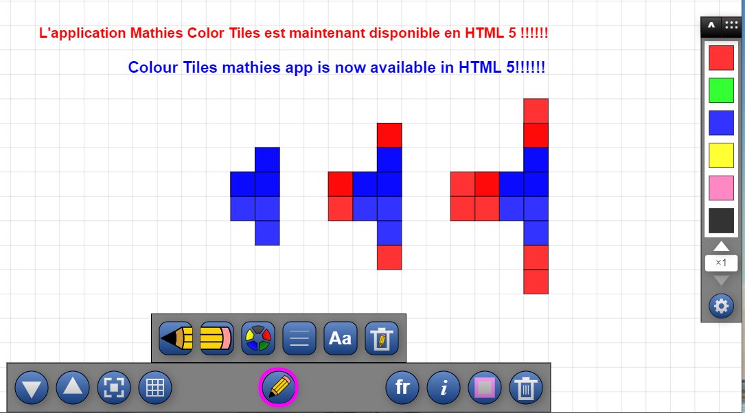 Stop the digital presses...colour tiles app is now available! mathies.ca/tools/ColourTi…. Big thank you to the development team. The next apps to receive the HTML5 treatment are the Money app and Fraction Strips.
