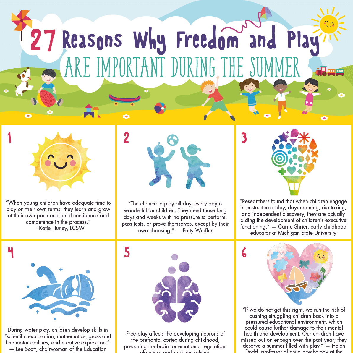 Children need the stress relief and enjoyment of play this summer more than ever - here's why: bit.ly/2ViUVZU #Playmatters #Summer