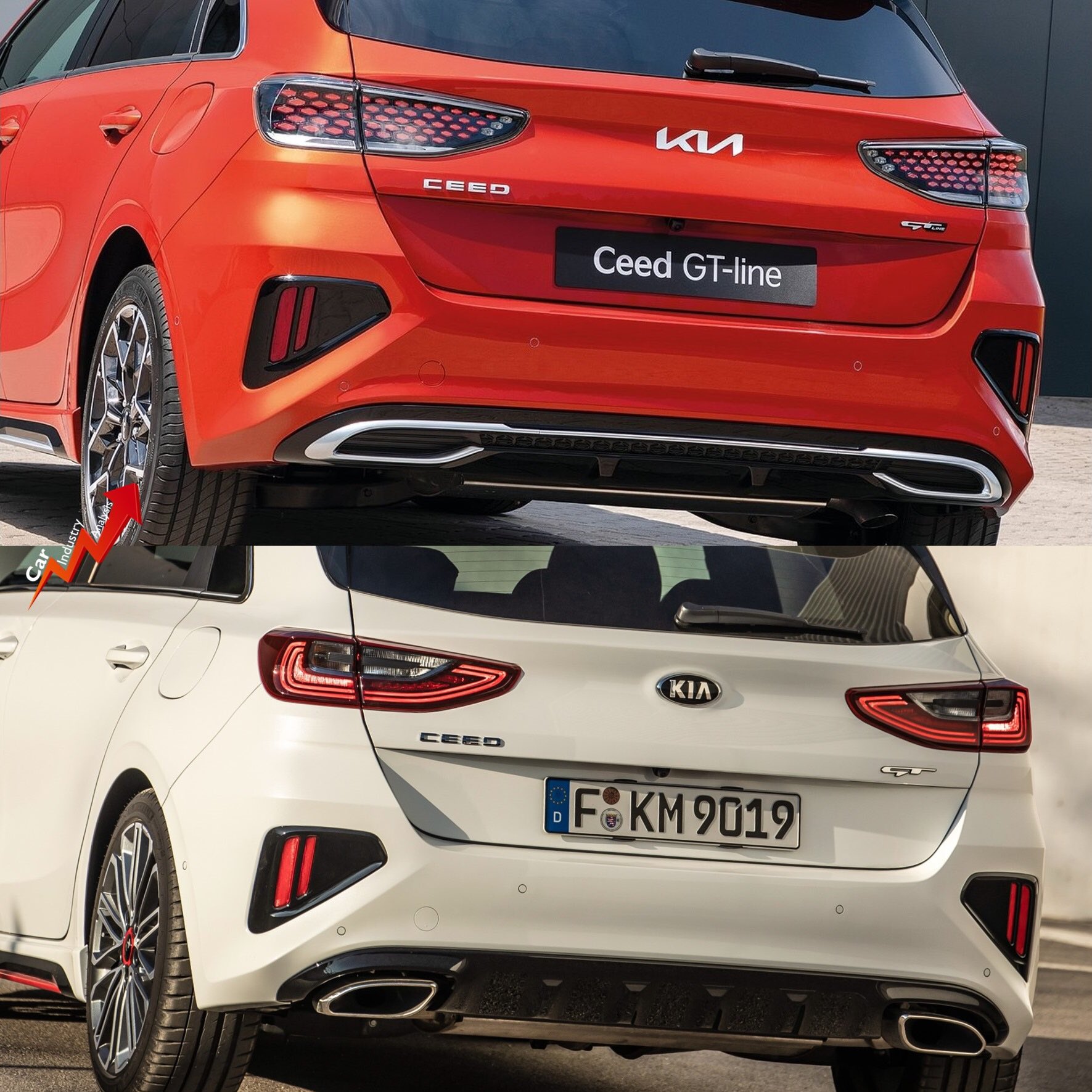 Car Industry Analysis on X: The addition of Kia's new logo is the perfect  occasion for a facelift of the Ceed. It's the compact model of Kia for  Europe and it's offered
