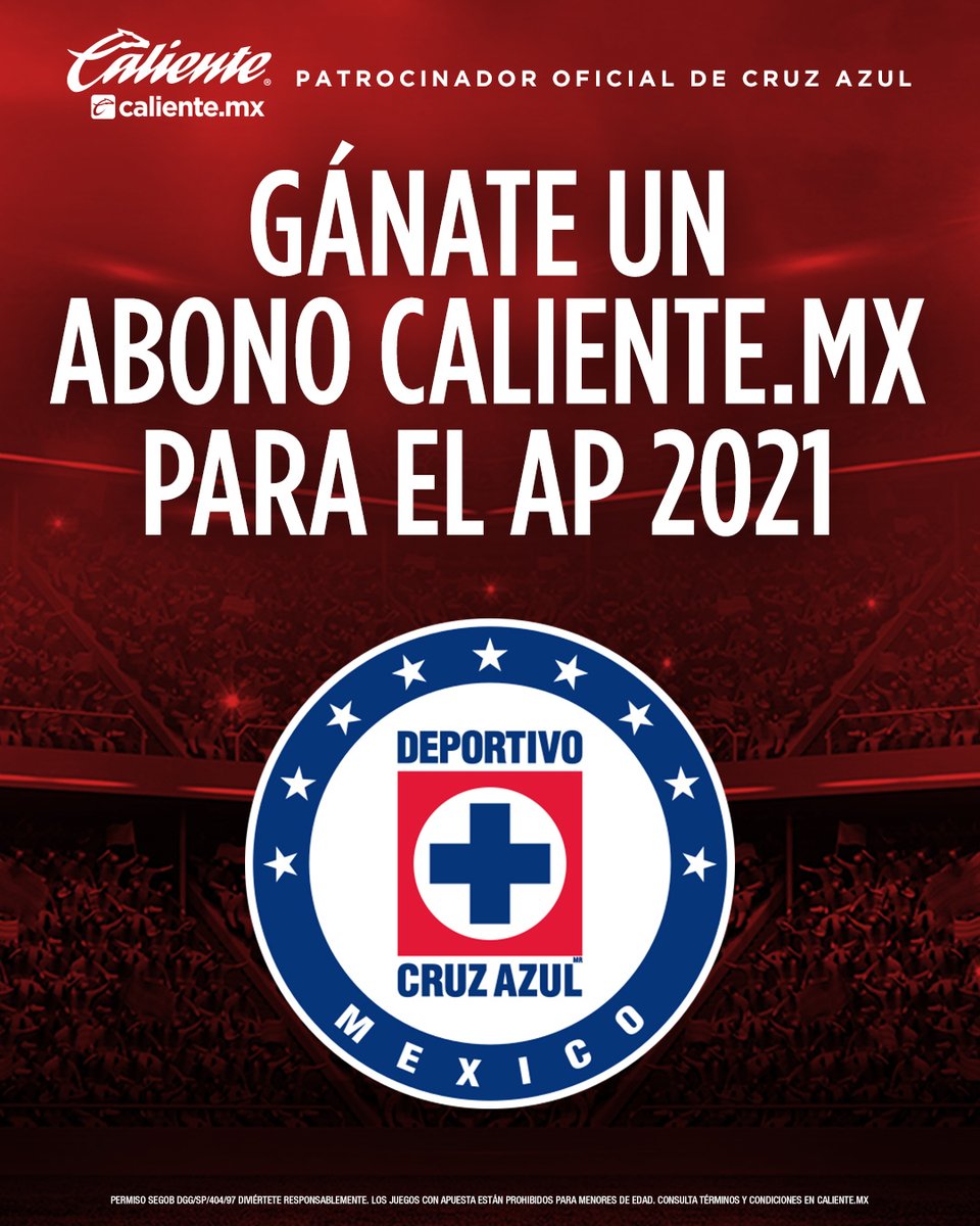 CruzAzul's tweet photo. 🚨https://t.co/krn7ILt8ap te lleva al ESTADIO🚨
 
Gana un ABONO DOBLE para los juegos de local de @cruzazul, incluye Fase Final🔥🚂
 
Esto debes hacer 👇🏽
1️⃣Sigue a @calientesports📲
2️⃣Dale 🔁 y ❤️
3️⃣Contesta con los HTs #Rómpela y #ApuestaPorLaLigaMx 🔥
 
¡VAAAN! 😏 https://t.co/qXObMUKOuQ