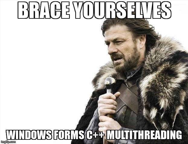 overflow_meme's tweet image. Windows Forms C++ Multithreading stackoverflow.com/questions/6845… #winforms #multithreading #cppcli