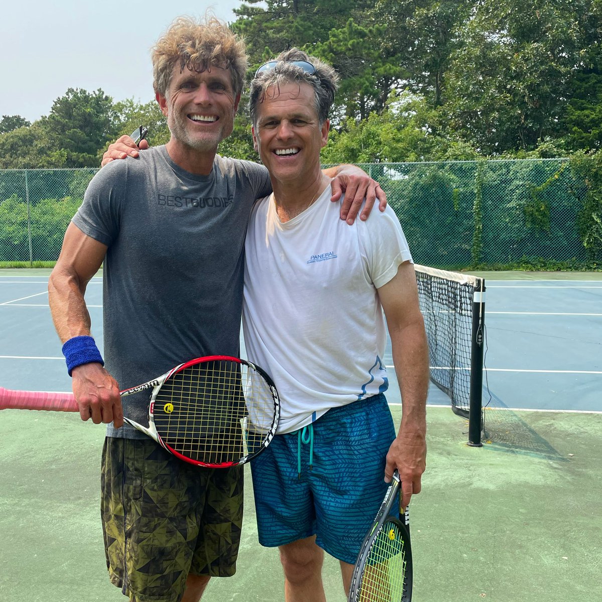 My brother, my soon to be fellow grandfather, my fellow father of 5, my teammate on the court and my teammate in the work of empowering people with intellectual disabilities — Happy birthday Big A! <a href="/AnthonyKShriver/">Anthony K. Shriver</a>