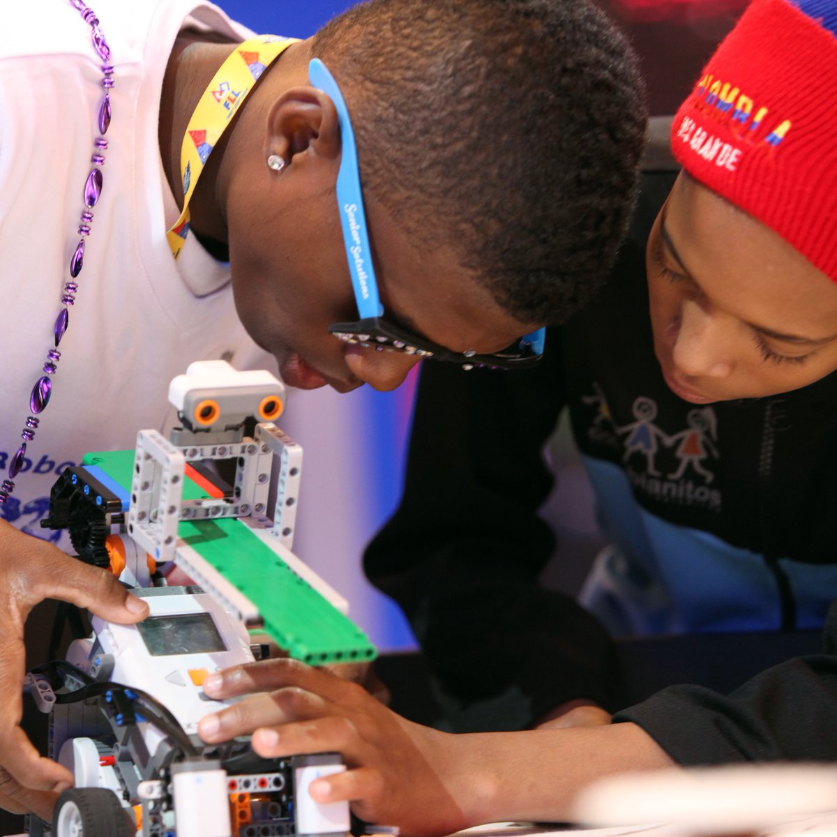 "We're not using kids to build robots, we're using robots to build kids." - FIRST Founder @deankamen. And through the combination of building robots, teamwork, Gracious Professionalism &amp; a lot of fun, FIRST students are going on to change the world in big ways. #morethanrobots