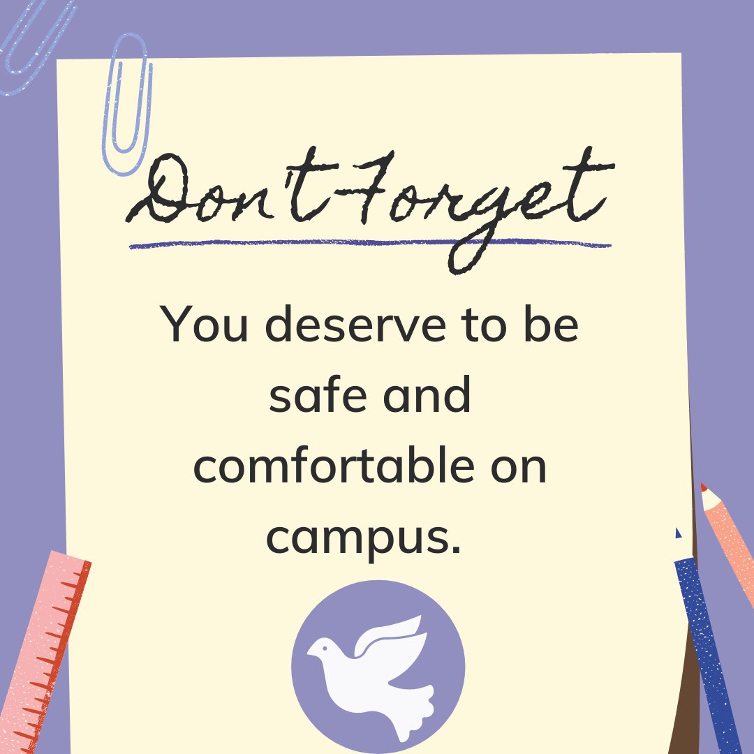 ecli_vibes's tweet image. You have the right to a safe, educational, and enjoyable college experience. Your dorm or apartment and your classroom should be safe spaces, free from sexual assault and harassment. If you need help, information, or resources, VIBS can help. Call us at 631-360-3606