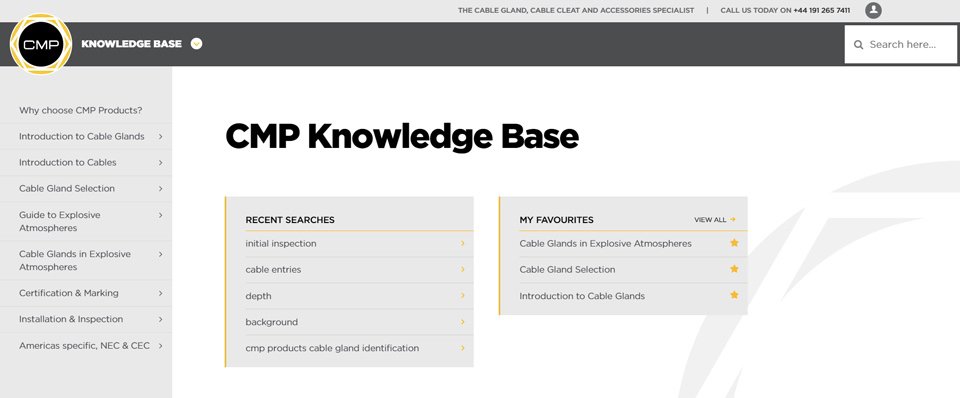 >><a href="/CMPProducts/">CMP Products Limited</a> Launches Technical 'Knowledge Base" - bit.ly/2TnuhhV