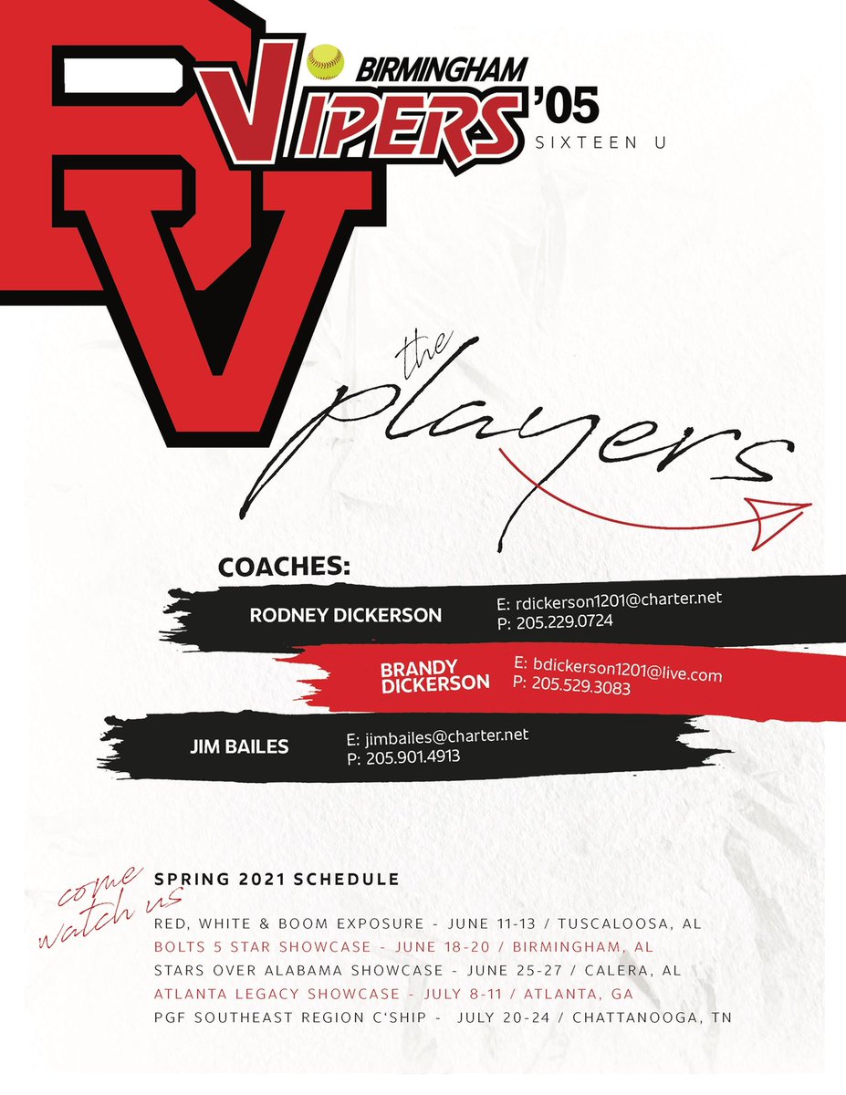 Tomorrow is game day! Come see the Vipers bright and early at Camp Jordan at the PGF Southeastern Regional Championships. 
Go Vipers! 🐍<a href="/PGFnetwork/">PGF</a>