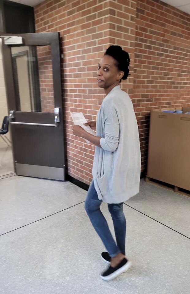 Clydianw's tweet photo. So much fun welcoming our new teachers and learning our way around the building with a scavenger hunt! We love our new teachers! #ncssbethebest #pdespride @Cijim011 @PDESRams https://t.co/ToZPqg6Ur7