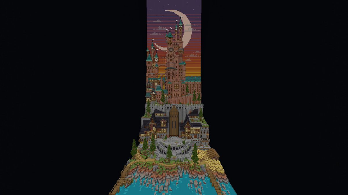 ossipago1's tweet image. Finally, this is my first twitter post!
I'm pretty proud of my "High-Moon Castle". 
Took me a while to build, 
hope you like it :)

Built by: @ossipago1 
Built on: @BuildersRefuge 
#Minecraft