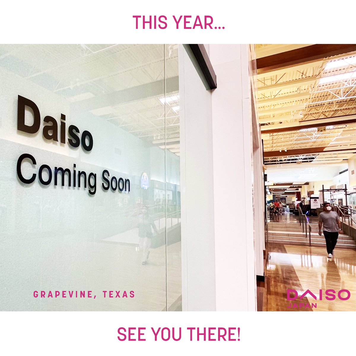 daiso_usa's tweet photo. 😍Opening Date TBA!
@daiso_usa
#daiso #daisousa #daisohaul #grapevine #grapevinemills #texas #frisco #comingsoon #thisyear #soon #openingsoon #houston #tx #usa #seeyousoon #houston #dallas #texasbound #america #comingsoon‼️ #soontoopen #share #tellyourfriends #tellyourfamily https://t.co/tlZ1yvsc37
