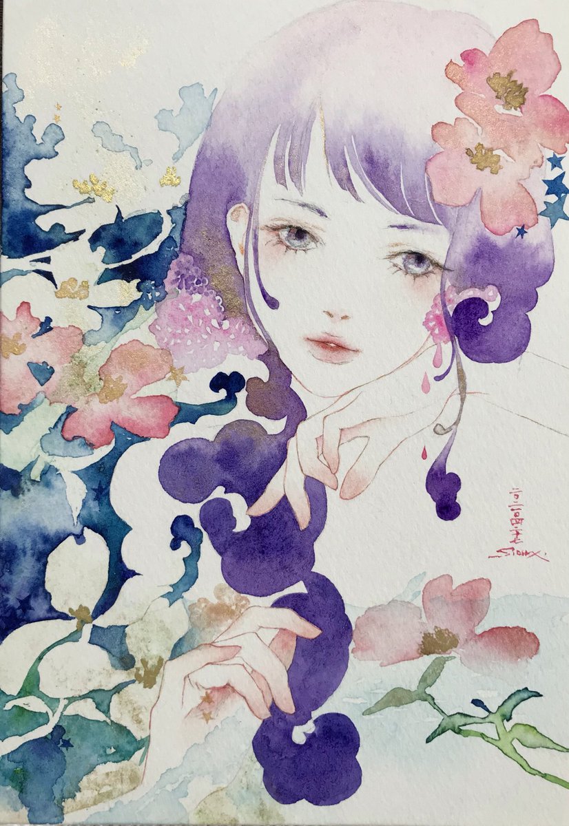 Twoucan Sioux 人魚画家 透明水彩 現代美人画 Siouxco