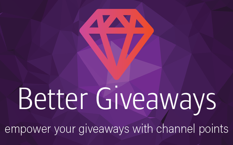 BetterScenes's tweet photo. We just released a new app over on the @streamlabs App Store!

Increase viewer engagement by empowering your giveaways with native Twitch Channel Points!

Check it out 👇
https://t.co/MEGHanzk1C https://t.co/QZODu6120M