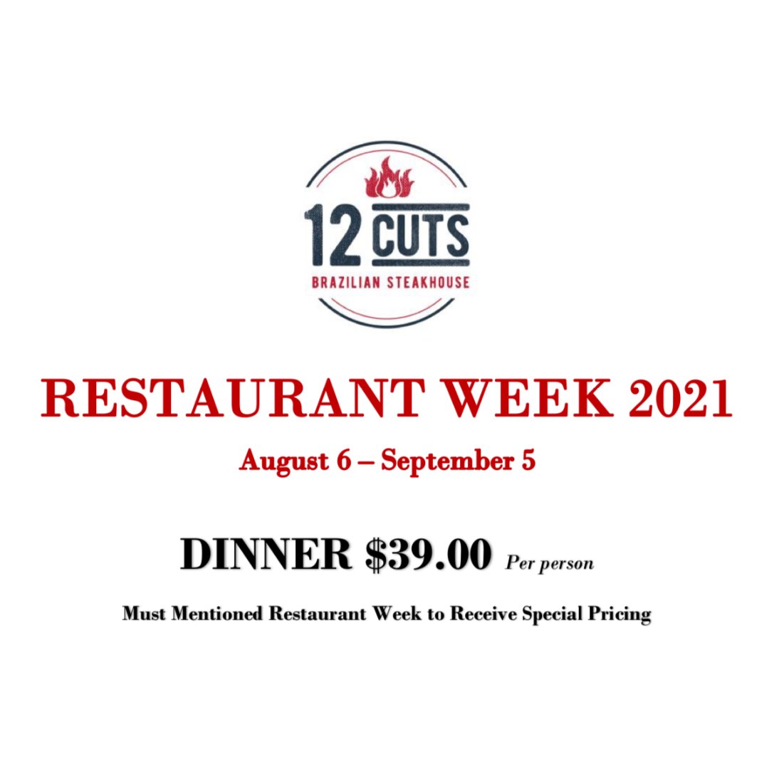 12CutsSteak's tweet photo. We are thrilled to be participating @DFW_RW benefitting @ntfb Learn more at https://t.co/jBoTid7t0t #12Cuts #RestaurantWeek #DFWRestaurantWeek #Churrascaria #BrazilianSteakhouse https://t.co/uVHgvH4Lam