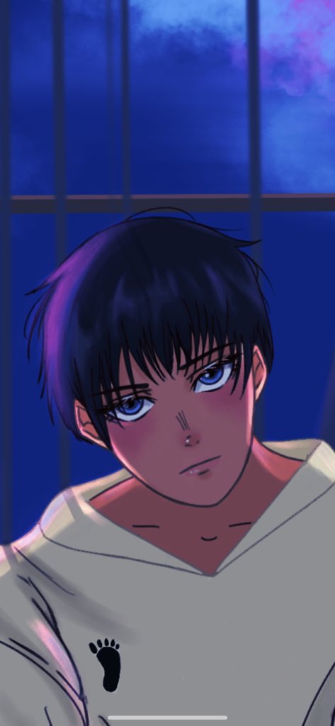Kaycee_Cam's tweet photo. Me attempting to do backgrounds 🤠 #kageyama #haikyuu #procreate #digitalart #kageyamatobio https://t.co/AsljlEo8ad