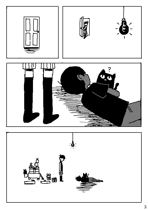 happy birthday.

(CAUTION: this comic contains spoilers for OMORI) 