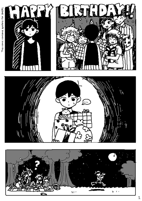 happy birthday.

(CAUTION: this comic contains spoilers for OMORI) 
