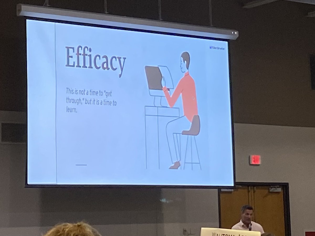 So often we hear and say “Let’s just get through this!”  Take time to think about all the things we have learned and continue to learn during these most trying times. It is a time to learn and grow!  Great day with <a href="/CESA6/">CESA 6</a> and @PeterMDeWitt 
#CESA6forgrowth