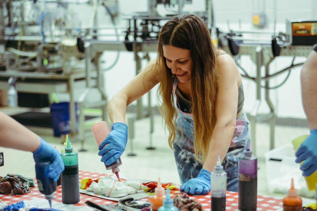 Jailbreak Brewing Co (@jailbreakbrewco) on Twitter photo A couple of weeks ago, <a href="/rollupndye/">Roll Up N Dye</a> stopped by the brewery to teach our staff how to tye-dye ✌️ We spent the evening hand-dying a few dozen tees that’ll go on sale this week in the Taproom! 🙌 We’ll post some pics of the tees later this week… stay tuned 🍻 #breakoutthebeer A couple of weeks ago, <a href="/rollupndye/">Roll Up N Dye</a> stopped by the brewery to teach our staff how to tye-dye ✌️ We spent the evening hand-dying a few dozen tees that’ll go on sale this week in the Taproom! 🙌 We’ll post some pics of the tees later this week… stay tuned 🍻 #breakoutthebeer