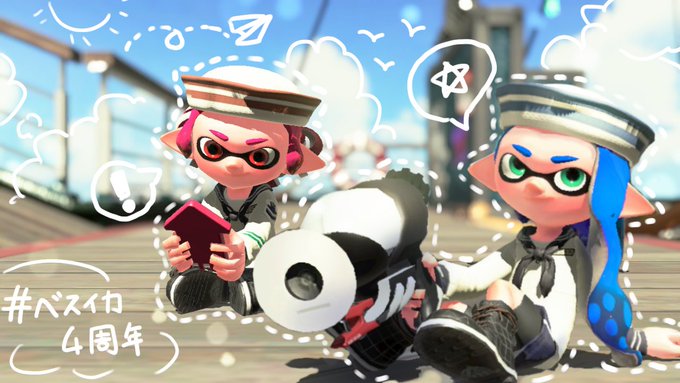 イカップルのtwitterイラスト検索結果