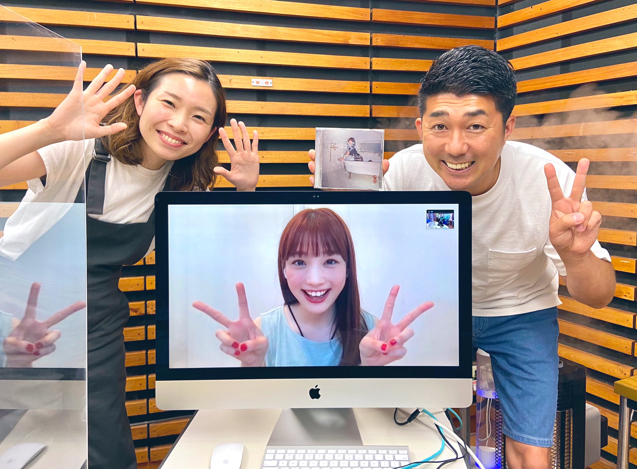 Air G Be My Radio Free Wi Wi Air G では 笑えば委員会 で おなじみの瀬川あやかさん 今月リリースされた アルバム Sprinkler あたたかい想いが歌を通して 巡り巡る1枚です 富良野と東京でのライブ 東京公演はネット配信も