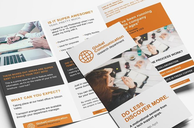 There are two main styles of brochures — single fold and tri-fold. Here are both types done for the same company.

#DigitalMarketing #digital #marketing #brochuredesigning #womenintech #womenwhocode #entrepreneur #SmallBiz #design #contentcreation #wednesdaythought