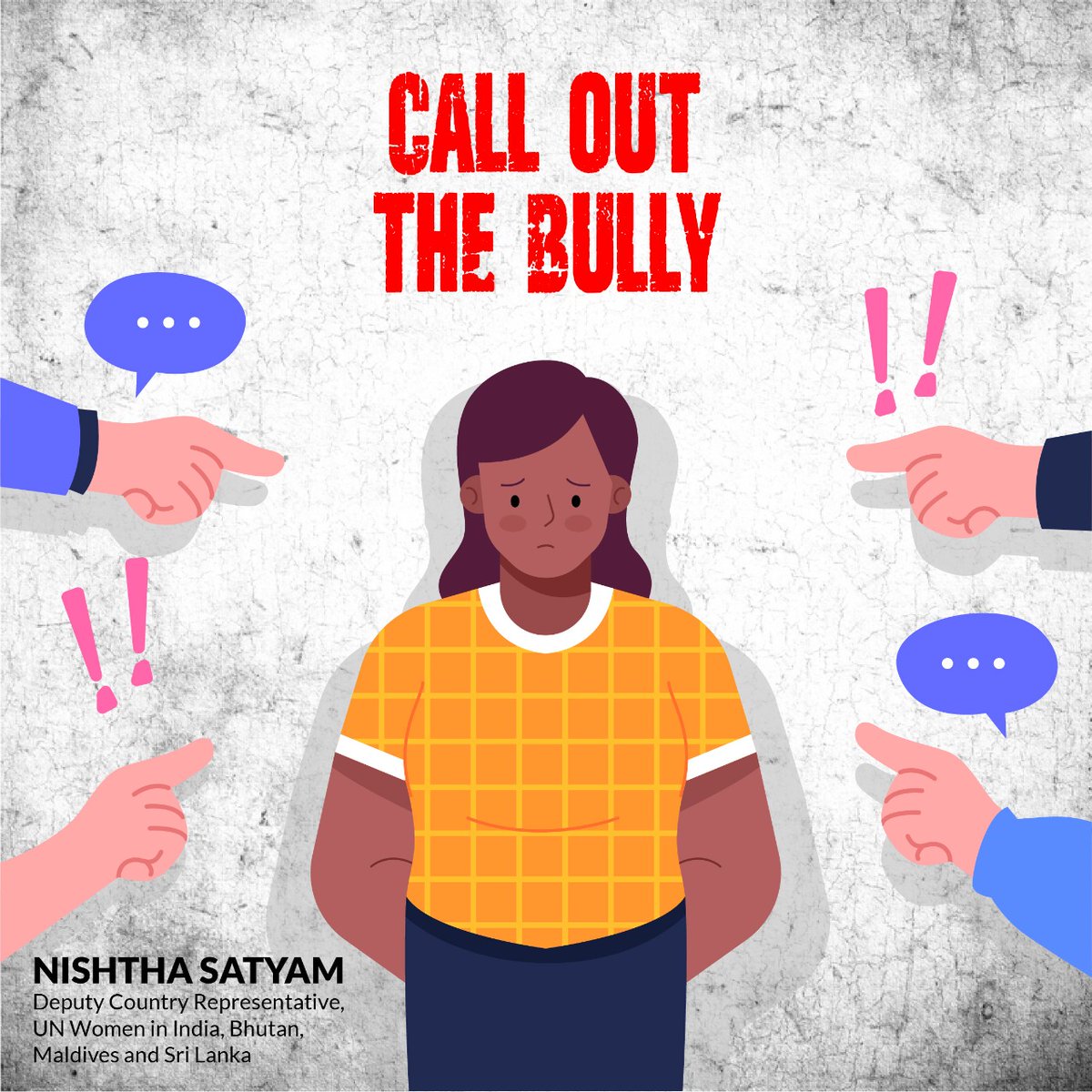 SatyamNishtha's tweet photo. Call Out the bully.
The increasing use of social media has also increased the frequency of bullying, especially among women who become soft targets online. Calling out the Bully will ensure a safer digital space.
#DigitalEquality
#CallOutTheBully
#SaferDigitalSpace https://t.co/MSn6HYKE2R
