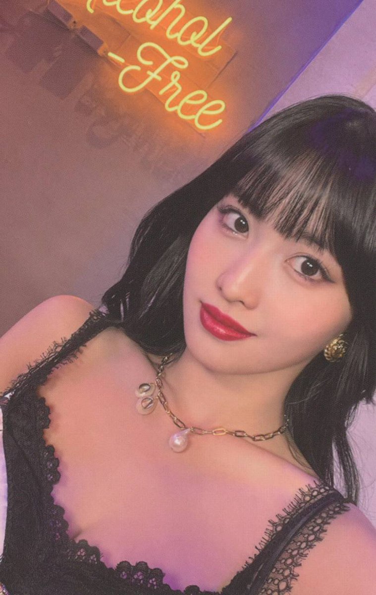 SCAN ] TWICE Momo Taste of Love Alcohol - Free Photocard #MOMO