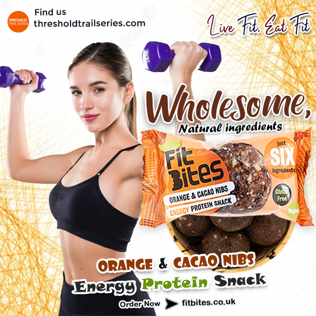 DELICIOUS FRUIT &amp; NUT BALL -ORANGE &amp; CACAO NIBS
@thresholdtrailseries_
#FitBites #Fitness #Snack #Superfoodsuk  #goodforyou #feelgood #onthego #vegan #energy #protein #goodlife #nutrition #cycling #cyclingsnacks
#RTTK2021
Find something special > fitbites.co.uk