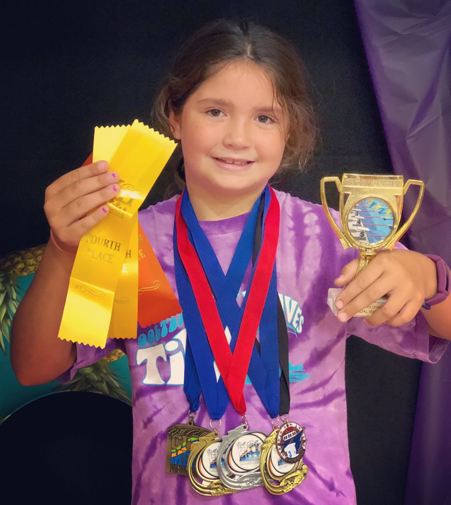 BlameBrianSmith's tweet image. Our little swim champion. Go Addie. So proud. #TidalWaves