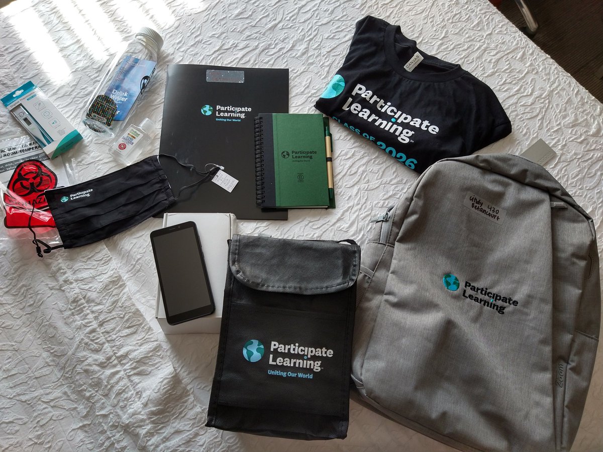 My first day at #PLorientation2021 I loved my T-shirt, thanks @ParticipateLrng #welcomegifts
