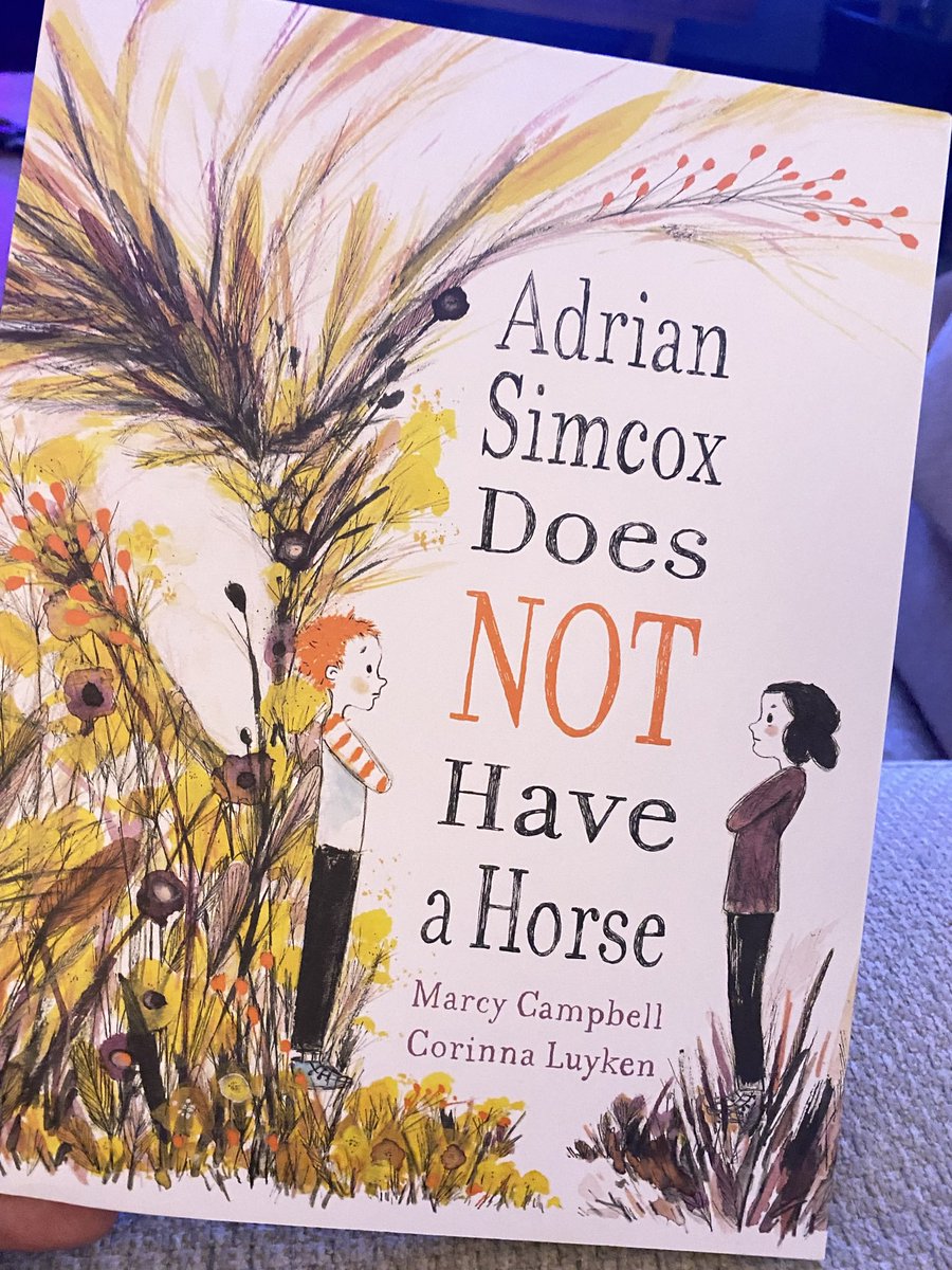 “Adrian Simcox Does NOT Have a Horse” has made its way to the @southsidelearn home library bookshelf and… bravo @marcycampbell and @CorinnaLuyken!