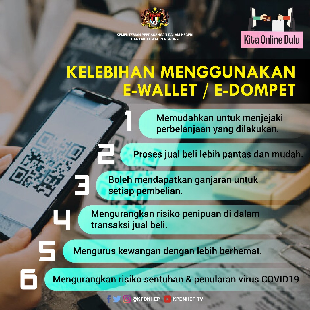تويتر Kpdnhep على تويتر Enam 6 Kelebihan Menggunakan E Wallet E Dompet Share Ya Kpdnhep Https T Co 5lnryd7fvw