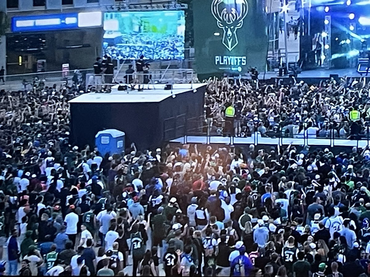 anezbitt's tweet image. Prayers up for that one porta potty.