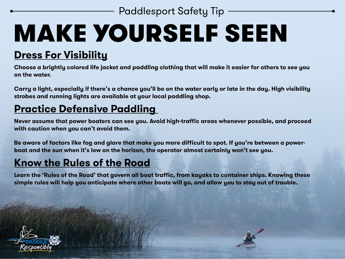 LKS_POLICE's tweet photo. Paddlesports is fun but comes with risks. Learn essential information from the experts, find a local club or outfitter and take a class. There are even online courses! Learn more at https://t.co/OuvkdXYoX2. More information: https://t.co/tVJ0ZBMGca #PaddleSmart #PaddleSafeWeek https://t.co/5vbQEyVL0X