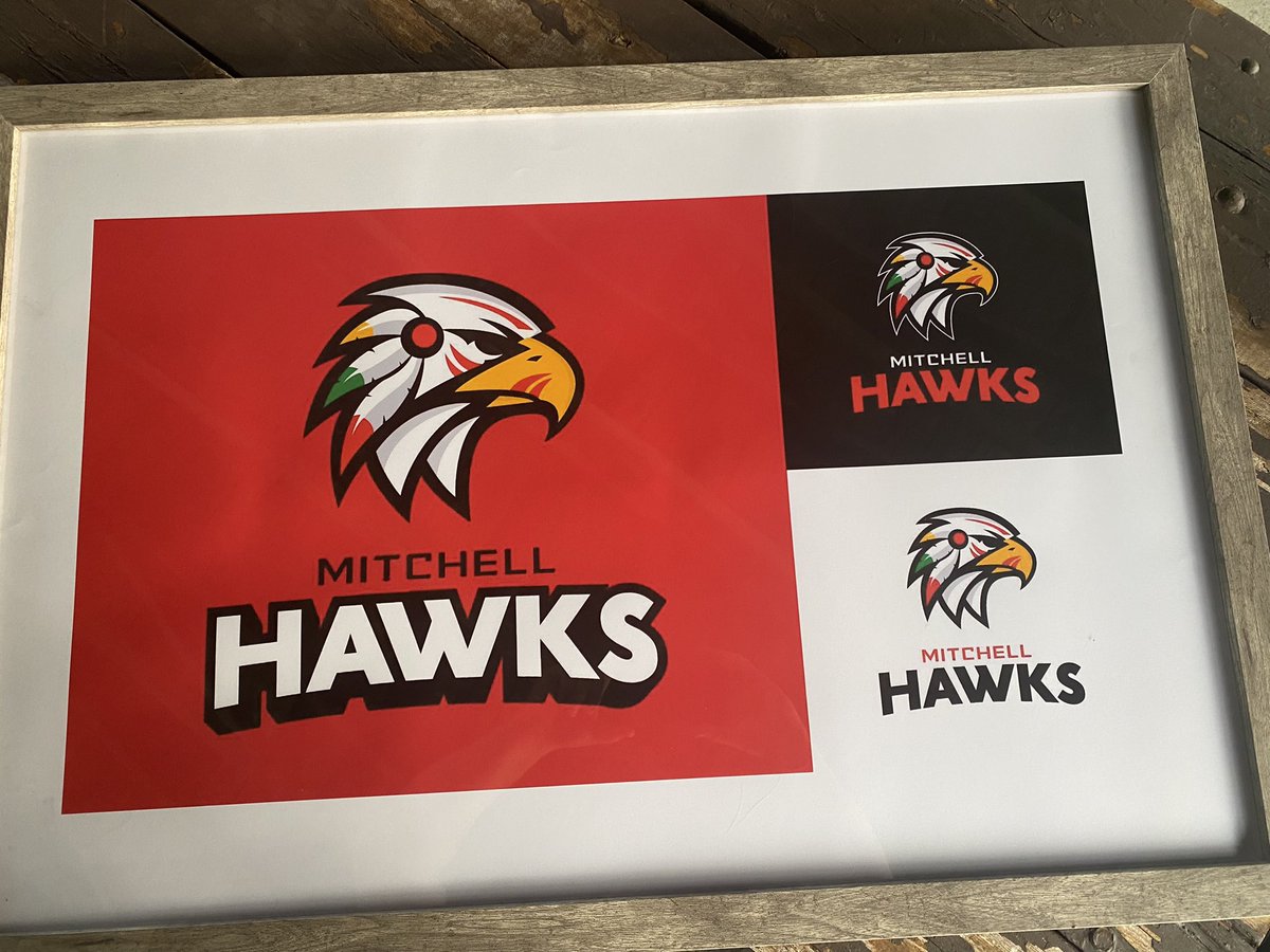 We have had so many memories over the years but we are excited for the next chapter in Mitchell Hawks history. Out with the old and in with the new GO HAWKS GO #hawkytown #newlogo