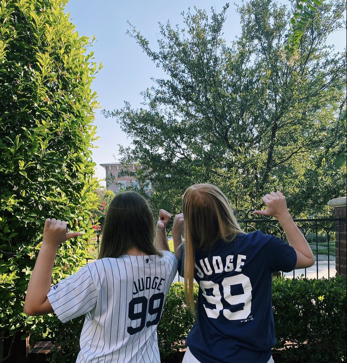 GranYay's tweet photo. game day!! @Yankees @TheJudge44 !! https://t.co/2LLY5UTsqU