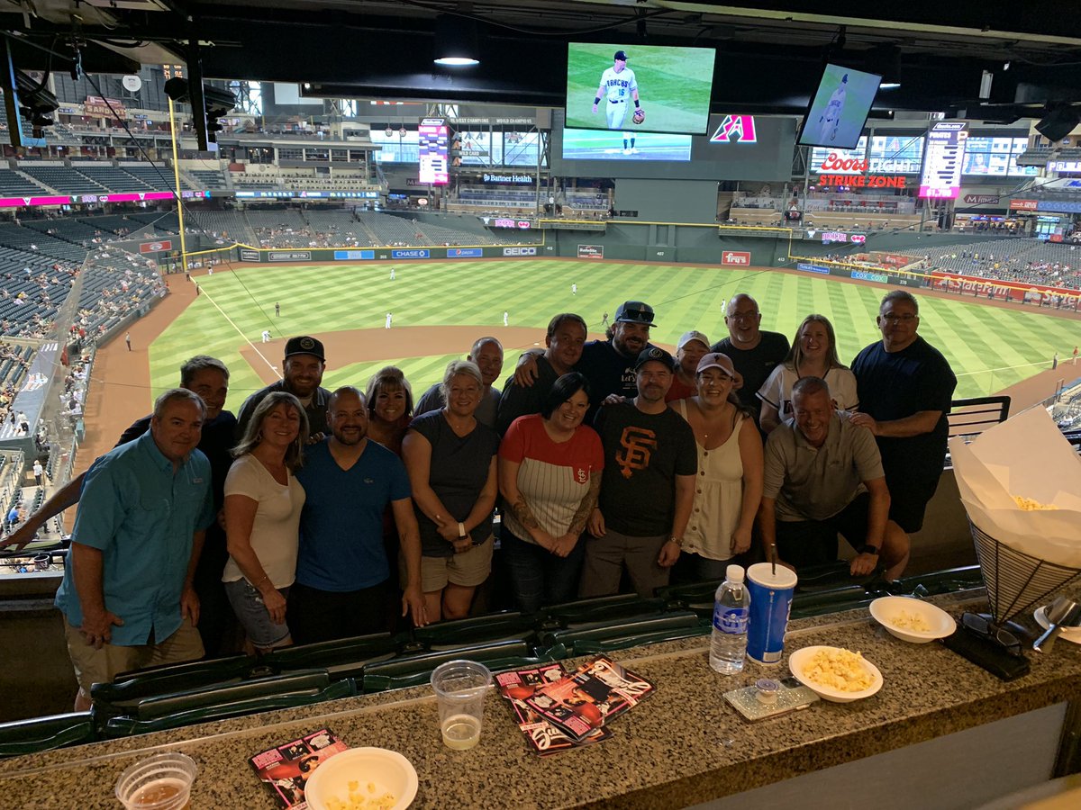 Mountain Region Team spending the evening together at the Diamondbacks Game @dougcomings #chilis #mountain region 🌶❤️