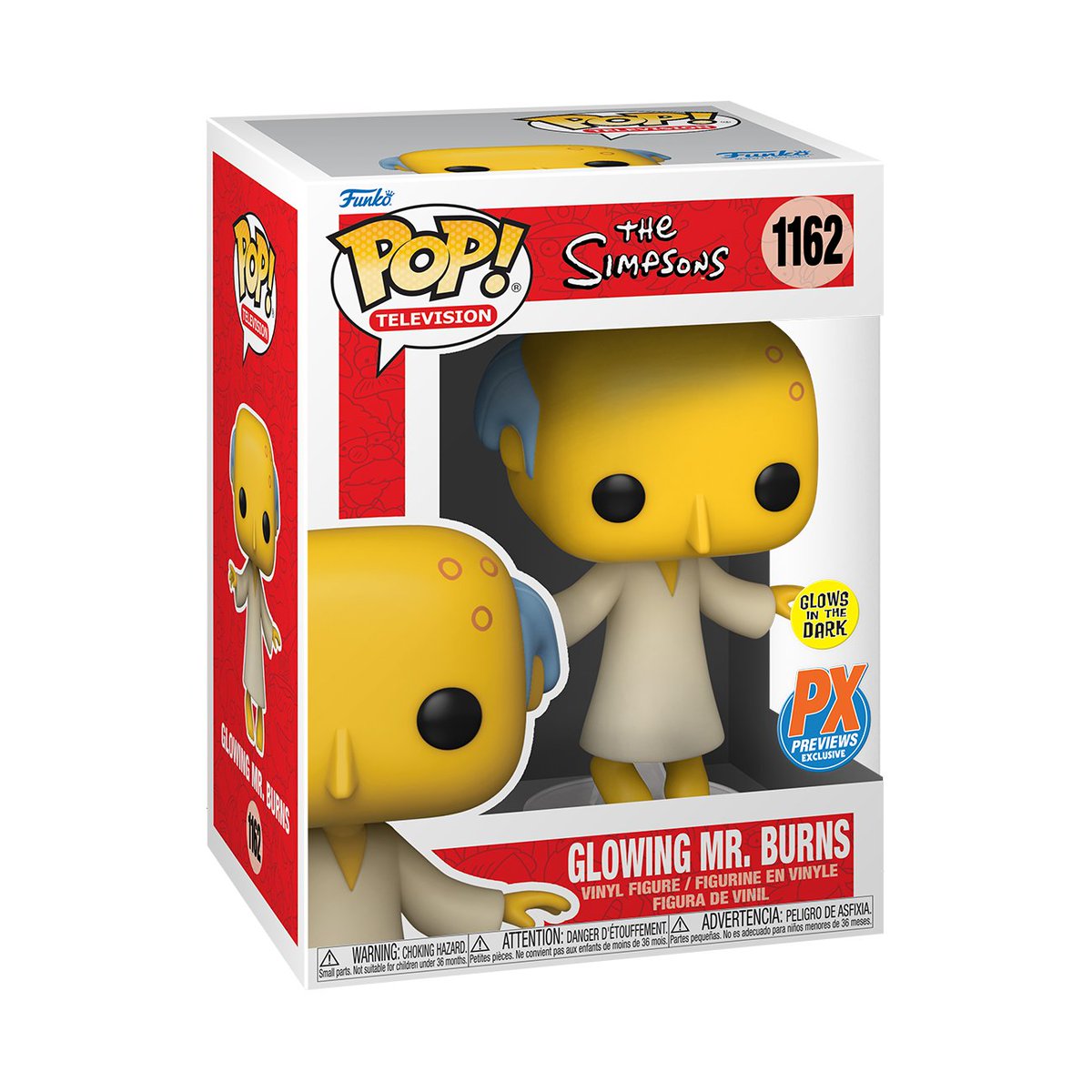 OriginalFunko's tweet image. RT and follow @OriginalFunko for the chance to WIN a @PREVIEWSworld exclusive GITD Glowing Mr. Burns Pop! #Funko #FunkoPop #FunkoGiveaway @TheSimpsons