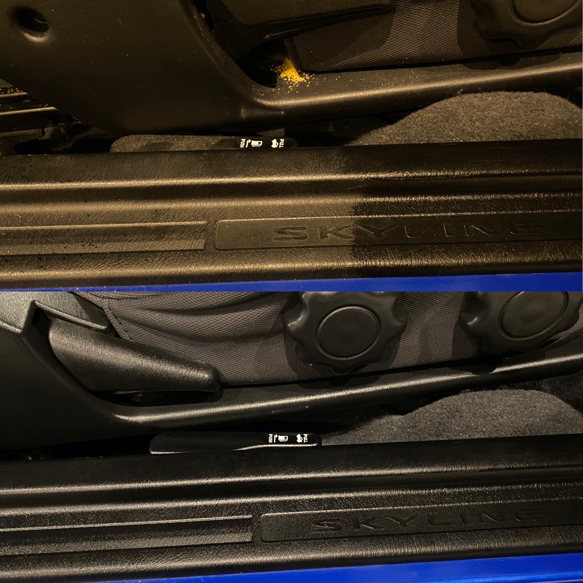 Autotopia_llc's tweet photo. 先週の日曜日、日産スカイラインR34のコーティングを施工しました。今回はお預かりした車の膜厚が薄いためポリッシュは未加工ですが、磨き上げだけでも見違えるように綺麗になります！

#オートトピア
#Autotopia https://t.co/h440rIbmfV