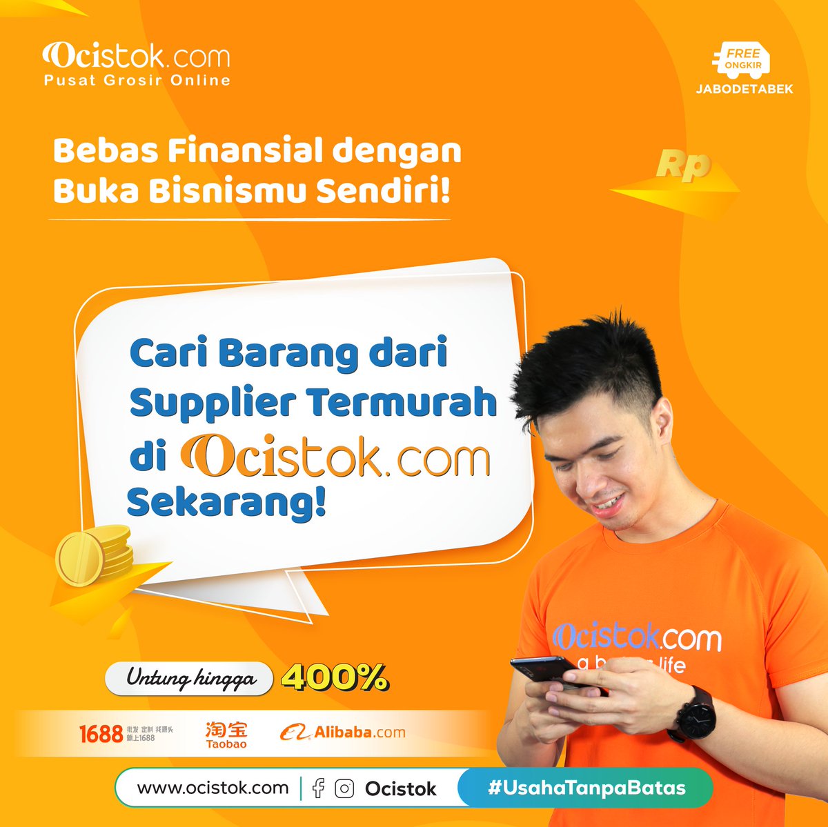 ocistok's tweet photo. Mau bebas finansial? Mulai bisnis import di https://t.co/Wfs097tqj9 dan raih keuntungan hingga 400%

( Tag: Jokowi Softex Ade Armando Rektor UI #Jasaimport #Reseller #ImportChina #dropshipping ) https://t.co/OXWnSXWiBO